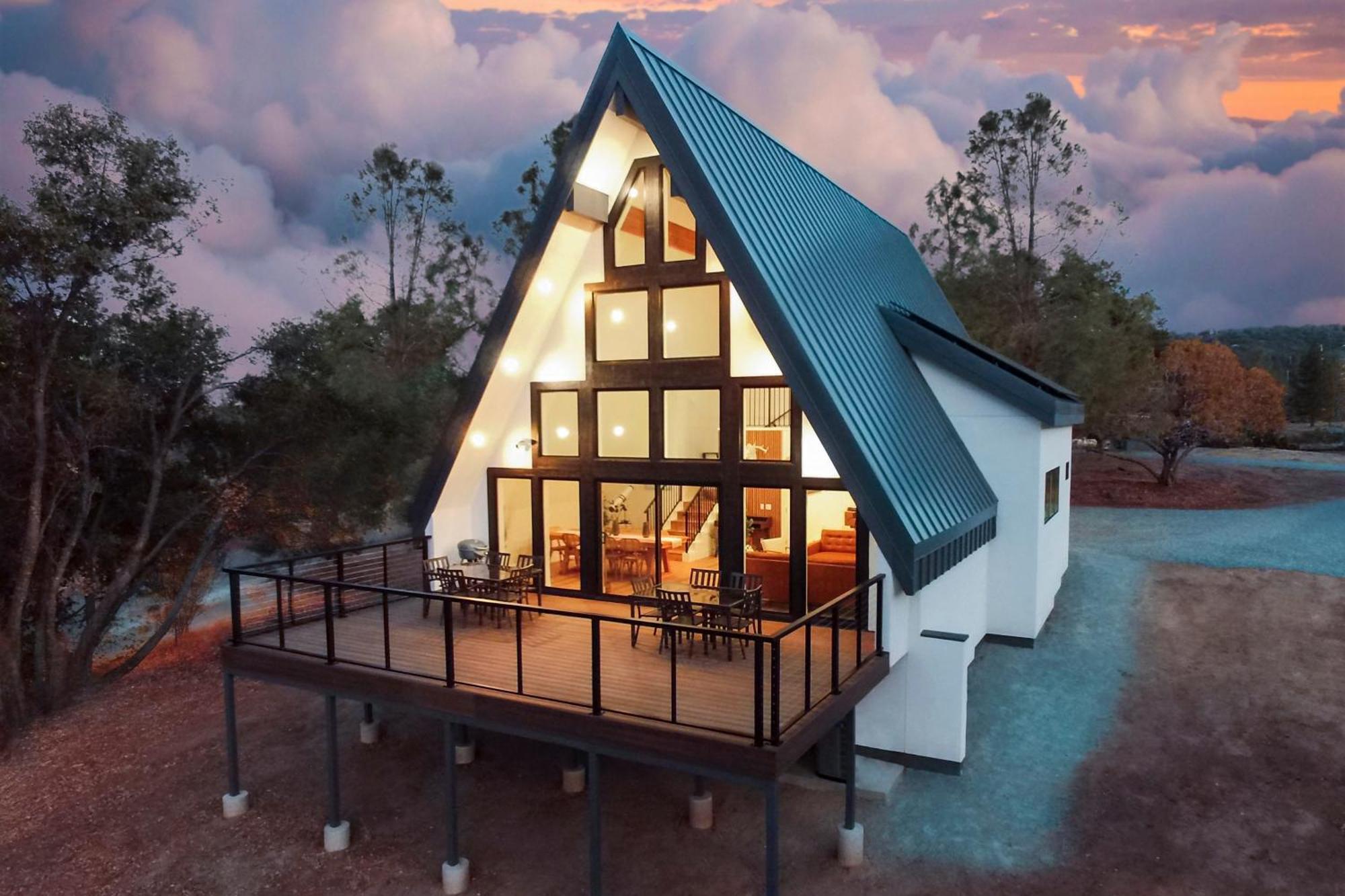 Willa High End A-Frame - Hot Tub - Awesome Views - Yosemite - Electric Vehicle Friendly - Sleeps 10 Oakhurst Zewnętrze zdjęcie