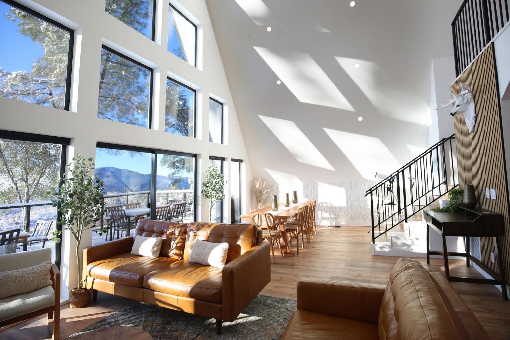 Willa High End A-Frame - Hot Tub - Awesome Views - Yosemite - Electric Vehicle Friendly - Sleeps 10 Oakhurst Zewnętrze zdjęcie