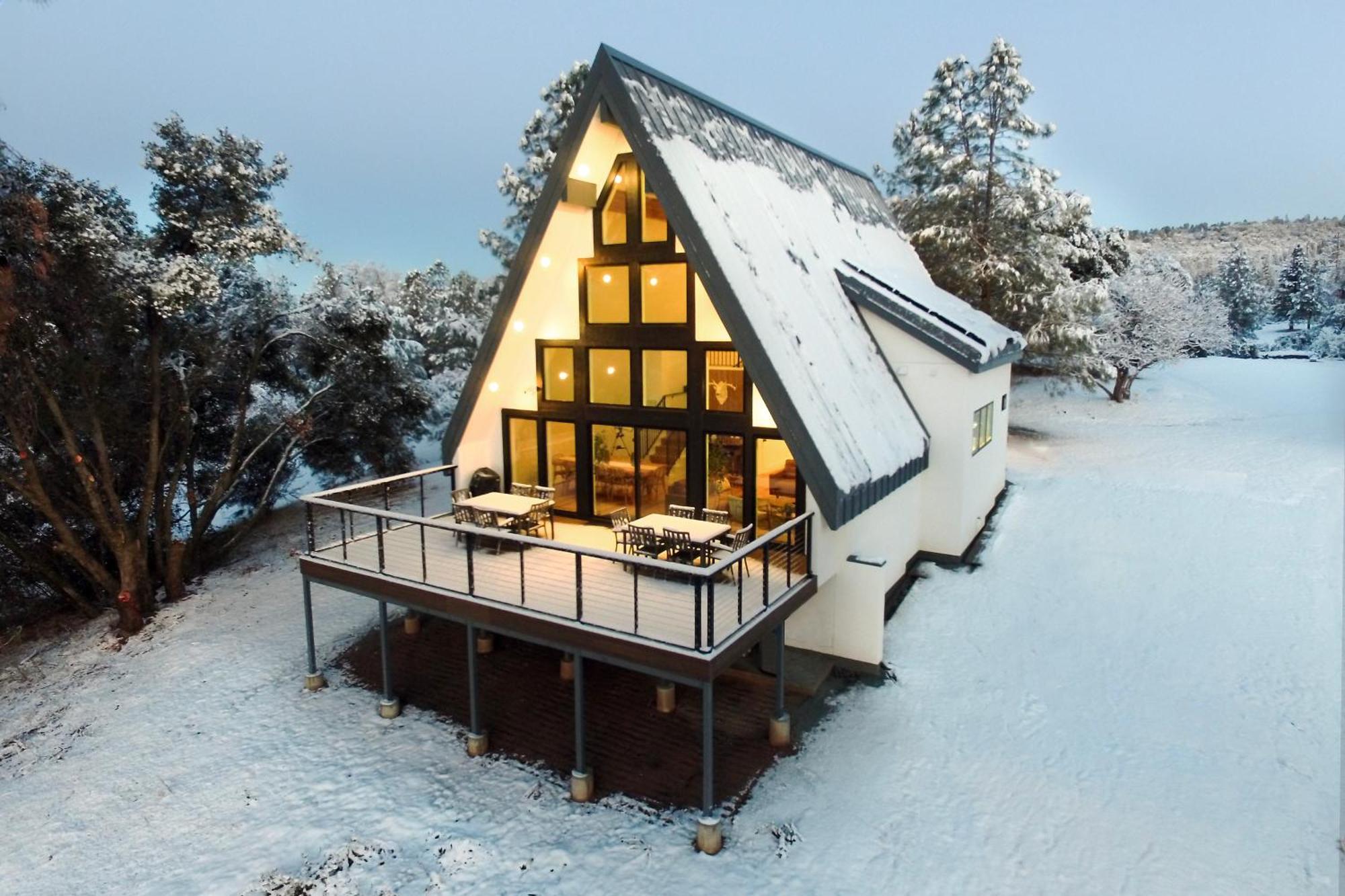 Willa High End A-Frame - Hot Tub - Awesome Views - Yosemite - Electric Vehicle Friendly - Sleeps 10 Oakhurst Zewnętrze zdjęcie